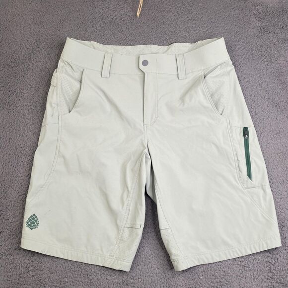 Stio Shorts Mens 36 Gray Lightweight Stretch Outdoor Hiking Active Zip Pocket - Picture 1 of 15